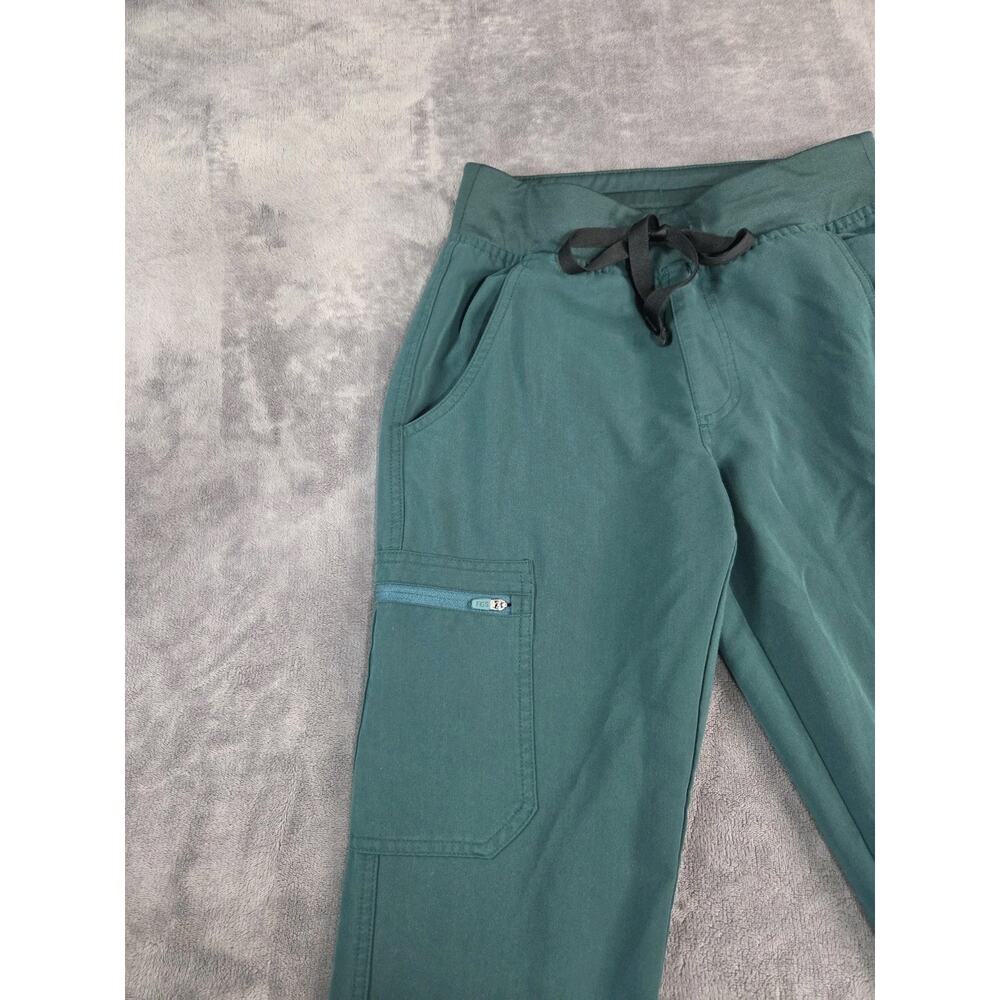 FIGS Technical Collection Women's Sz XXS Gree Scrub Jogger Pants W23SW2018P Z3 - Picture 6 of 10